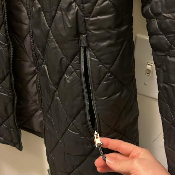 Free country women’s knee length lightweight rain jacket size Large - Picture 5 of 11